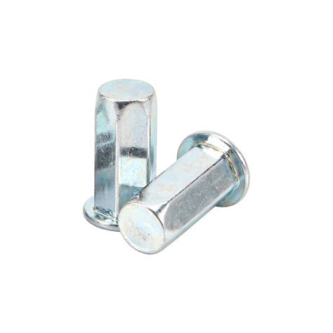 M M M M M Zinc Plated Flat Head Full Hex Body Close End Rivet