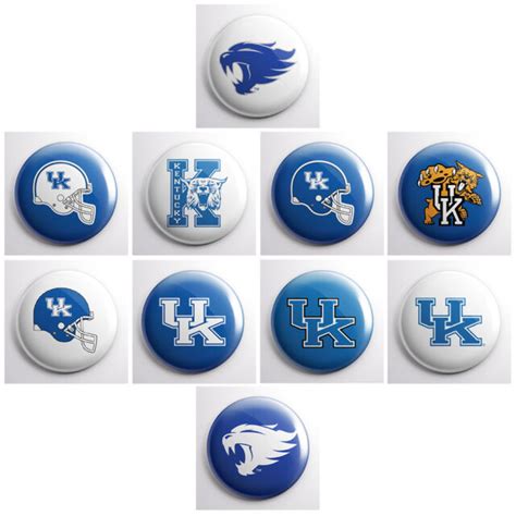 Kentucky Wildcats College Pinback Buttons 1 Sized Sports Team Pin