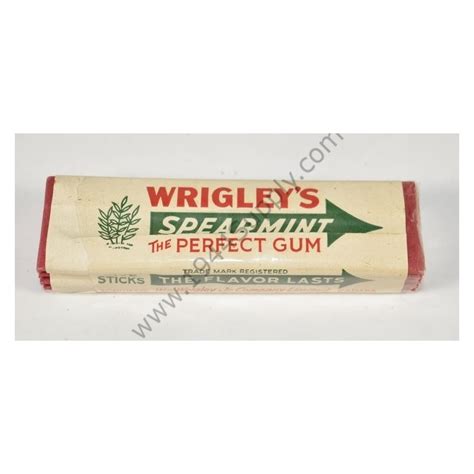 Wrigley's Spearmint chewing gum