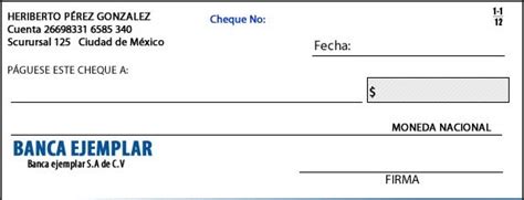 Cheque En Blanco ¿qué Es Y Cómo Llenar En México