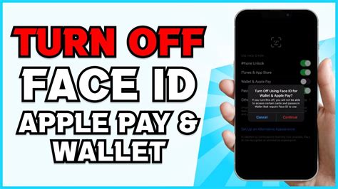 How To Turn Off Face ID For Apple Pay Or Wallet YouTube