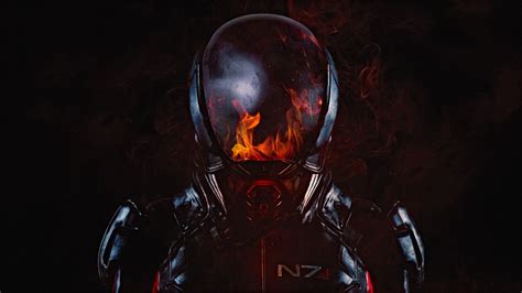 X Mass Effect Andromeda Flame K Wallpaper Hd Games K