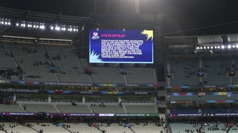 Australia vs England T20 World Cup clash washed out in rainy Melbourne ...