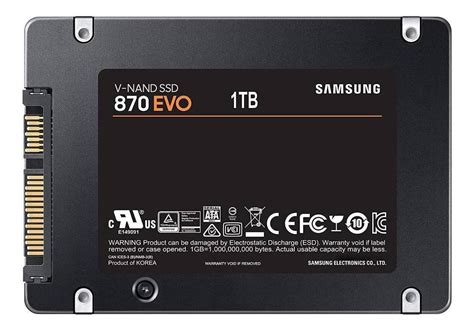 Disco S Lido Ssd Interno Samsung Evo Mz E T Bw Tb Negro Env O