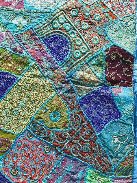 Handmade Patchwork Wall Hanging From India Etsy