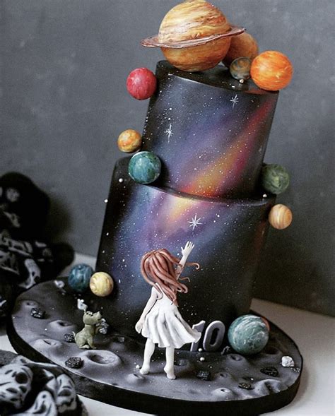 15 Amazing Space Themed Birthday Cake Ideas Out Of This World Artofit