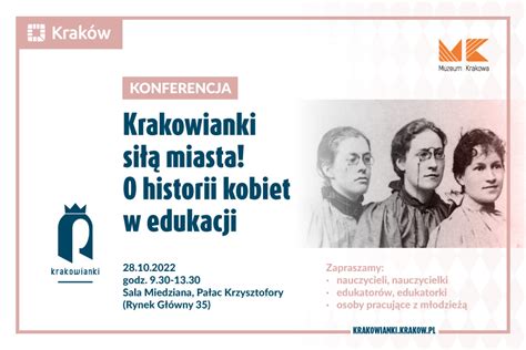 Konferencja Krakowianki Si Miasta O Historii Kobiet W Edukacji