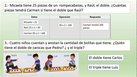 Sesion De Aprendizaje Mitad Doble Y Triple Images