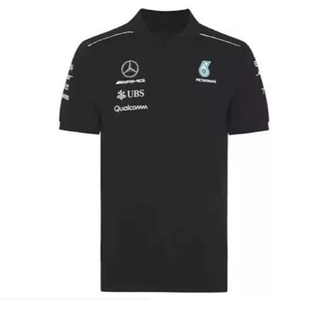 Camisa Polo Mercedes Formula F Amg Masculina Top Escorrega O Pre O