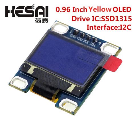 Inch Iic Serial Yellow Oled Display Module X I C Ssd