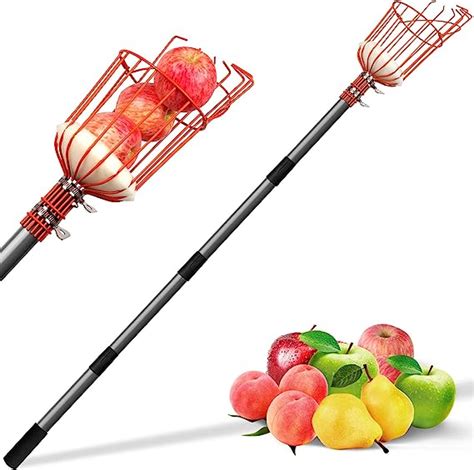 Walensee 8ft Fruit Picker Adjustable Fruits Picker Tool With