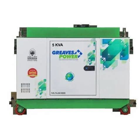 5 Kva Greaves Power Portable Genset At Rs 115000 Greaves Power Diesel Generator In Kozhikode