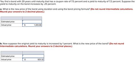 Solved You find a bond with 29 years until maturity that has | Chegg.com