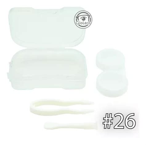 Estuches Para Pupilentes Kit Pinza Y Colocador Transparente Meses Sin