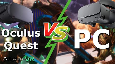 OCULUS QUEST Vs PC VR RIFT S En Sword Of Gargantua COMPARACION YouTube