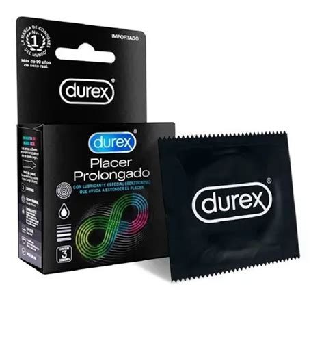 Durex Placer Prolongado Preservativos X 3 Und EcoFarmacias