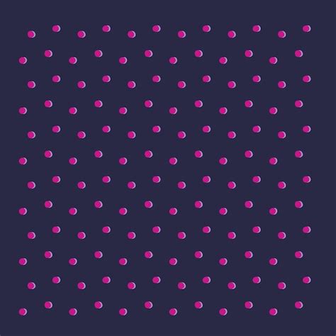 Premium Vector Hot Pink Polka Dot Pattern On Navy Background Seamless