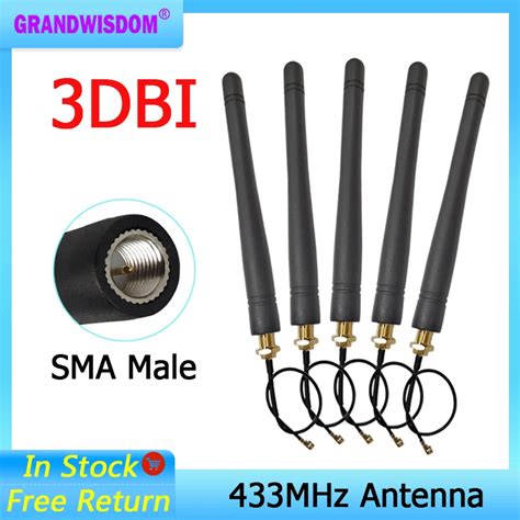 Grandwisdom Mhz Antenne Dbi Sma Mannelijke Lora Antene Iot Module