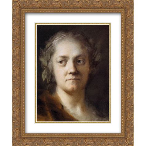 Rosalba Carriera 2x Matted 20x24 Gold Ornate Framed Art Print Self