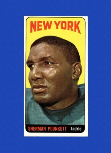 Topps Set Break Sherman Plunkett Ex Exmint Gmcards Ebay