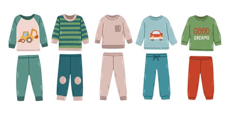 Boys Pajamas Set Textile Night Clothes For Kids Sleepwear Bedtime