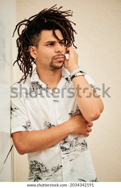 Portrait Black Man Dreadlocks Concept Lifestyle Stock Photo 2034342191 ...