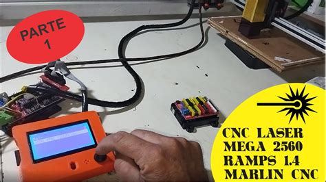 Cnc Laser Arduino Mega Ramps Marlin Cnc Parte Youtube