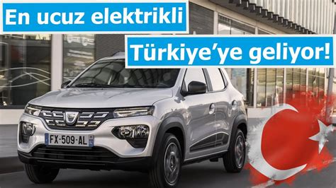 Dacia Spring En Ucuz Elektrikli Otomobil Iki S R Mle T Rkiye Ye