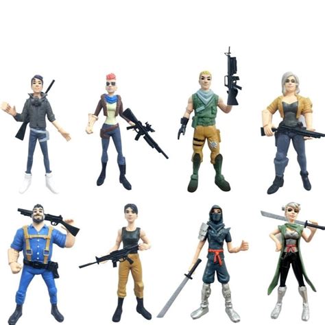 Fortnite 8pcsset 9 12cm Action Figures Toy Battle Royale Fortnite