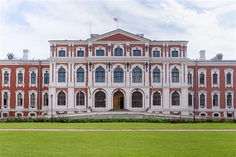 Jelgava Palace Also Known As Mitava Palace Stock Photo - Image of decor ...