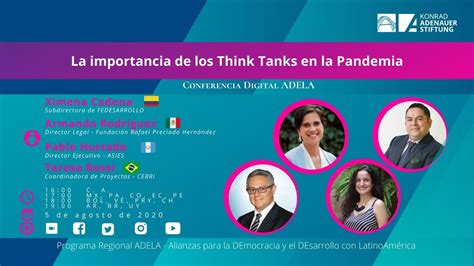 La Importancia De Los Think Tanks Frente A La Pandemia Youtube