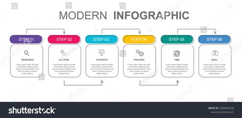 step infographics vector elements stock vector royalty
