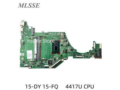 For HP 15 DY 15 FQ TPN Q222 Laptop Motherboard With SRESH 4417U CPU