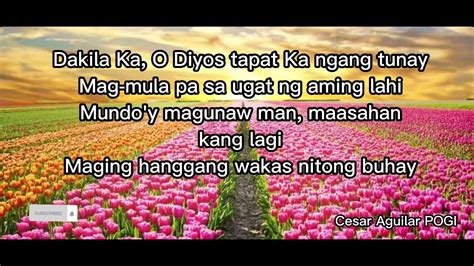 Dakilang Katapatan Lyrics Arnel De Pano Youtube