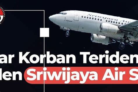 Sriwijaya Air Sj Rute Jakarta Pontianak Jatuh Di Kepulauan Seribu