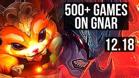 Gnar Vs Aatrox Top 7 0 4 500 Games Godlike 800k Mastery Kr