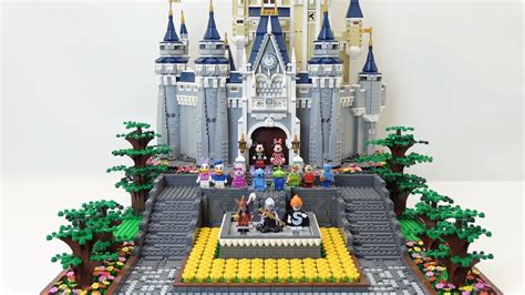 Custom Platform For Lego Disney Castle 71040 Youtube