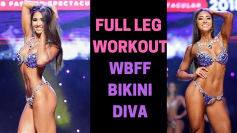 Wbff Bikini Diva Full Leg Glute Workout Youtube