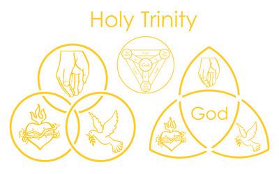 father son  god holy spirit trinity royalty  vector