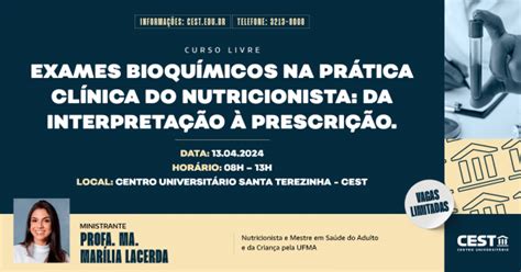 Exames BioquÍmicos Na PrÁtica ClÍnica Do Nutricionista Da