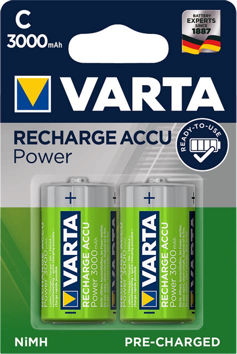 Varta Oplaadbare C Batterijen Mah Kopen Op Voorraad