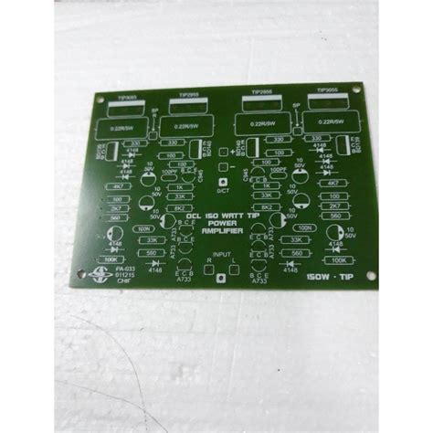 Jual PCB Power Amplifier OCL 150 Watt Stereo TIP Shopee Indonesia