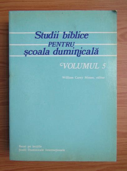 Studii biblice pentru scoala duminicala volumul 5 Cumpără