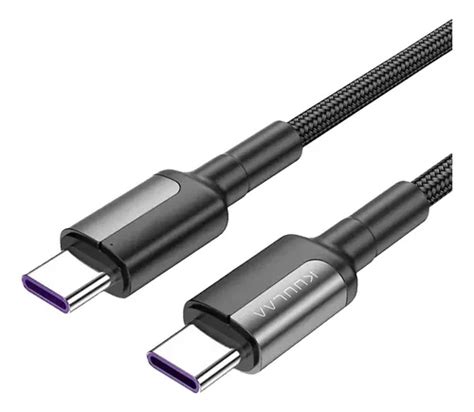 Cable Tipo C A Usb C Carga R Pida W Largo Metros Kuulaa Color Negro