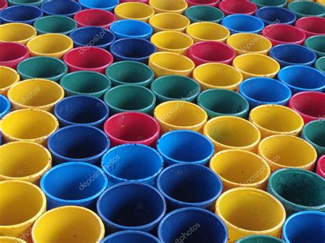 Colorful Pvc Plastic Pipe Cut Stock Photo Thiradech