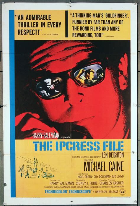 IPCRESS FILE, THE (1965) 3578 One-Sheet Movie Poster (27x41) Michael ...