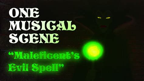 One Musical Scene Maleficent S Evil Spell Sleeping Beauty