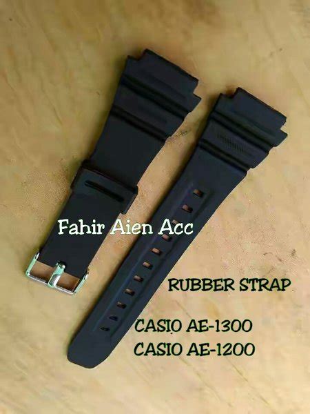 Jual Strap Tali Jam Tangan Casio Ae Rubber Strap Casio Ae