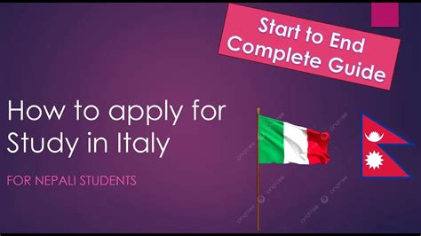 How To Apply For Italy For Nepali Students Nepal To Italy Schengen