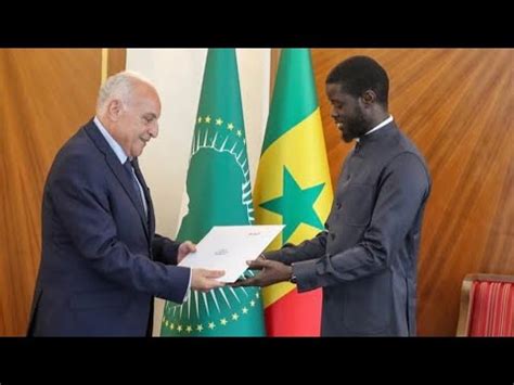 DAKAR ALGER Le ministre des affaires étrangères reçu Ahmed Attaf